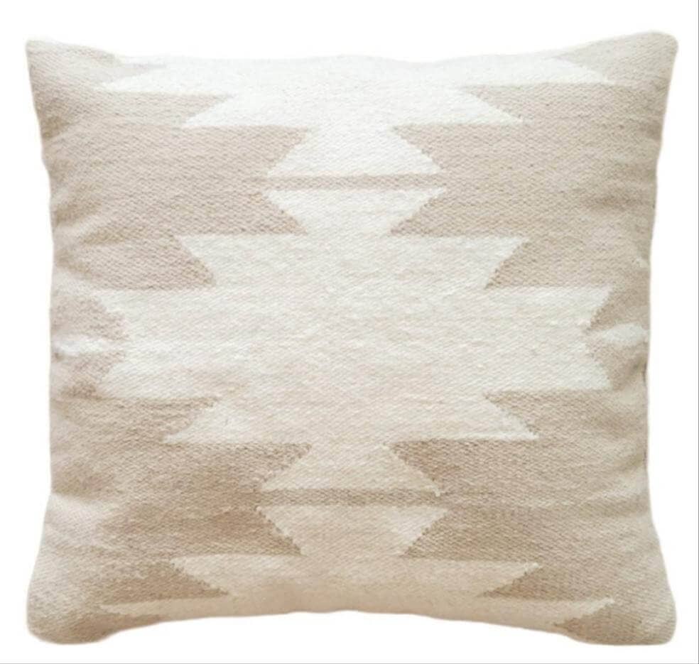 Cream boho pillow sale