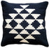 18x18 pillow in black and white