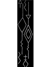 black cotton kilim rug