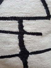 black and white pillows