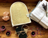 skincare products - Natural double sided luffah - body glove