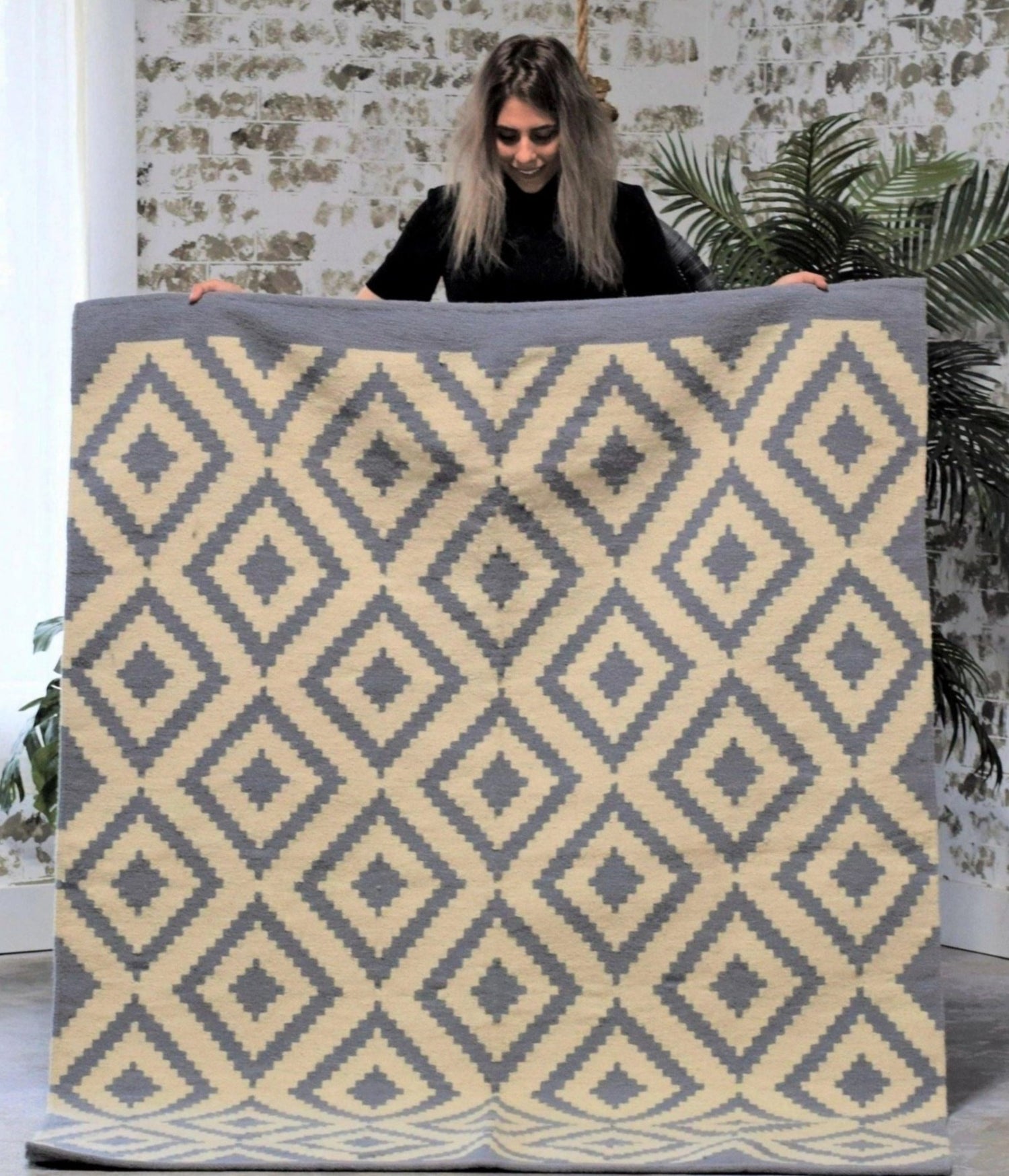 Neutral Grey Rug | Bedroom Dining or Living Room Rug