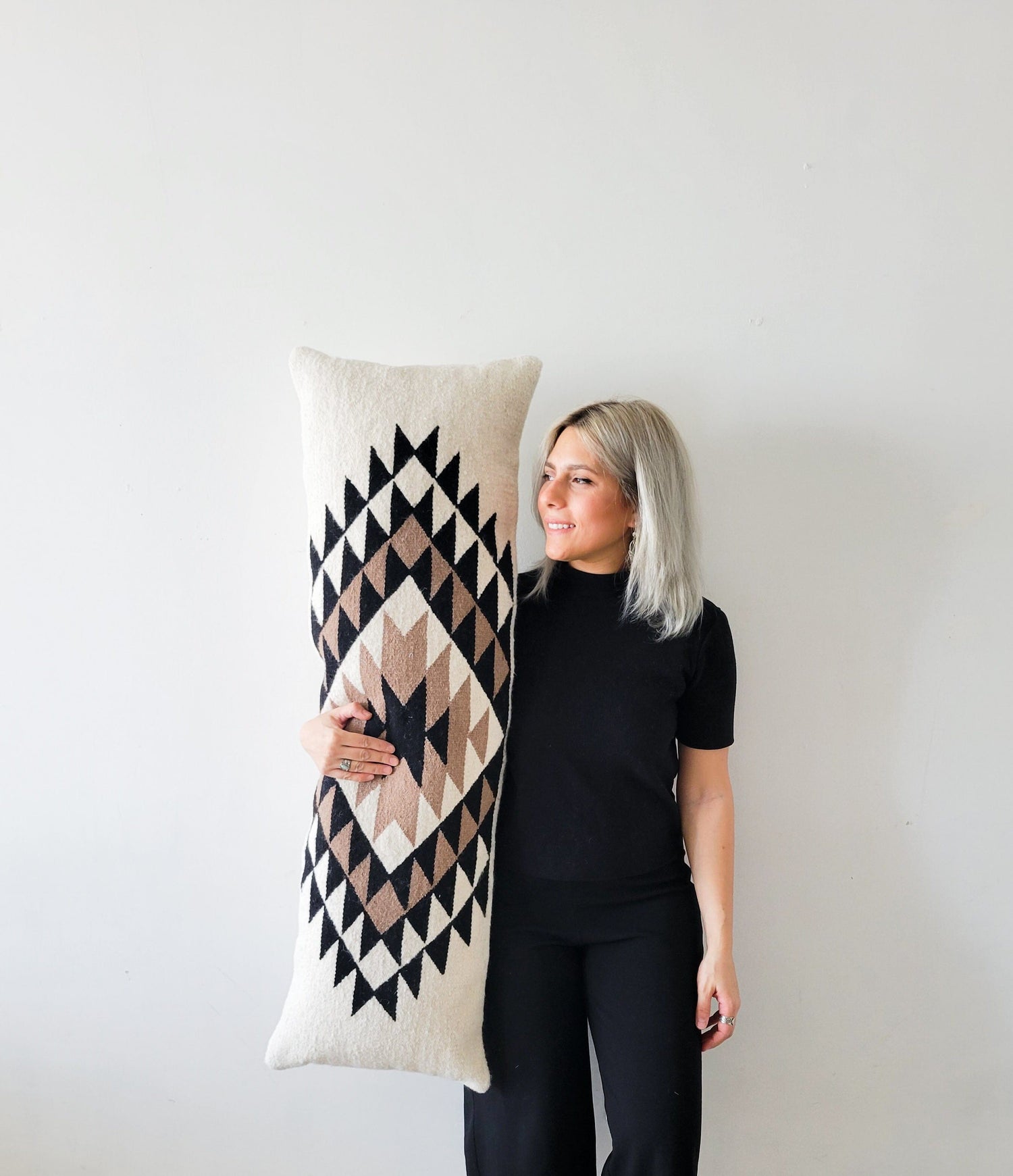 Rama Handwoven Extra Long Lumbar Pillow – MUMO TORONTO