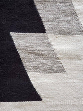 Handwoven wool rug - cotton rug