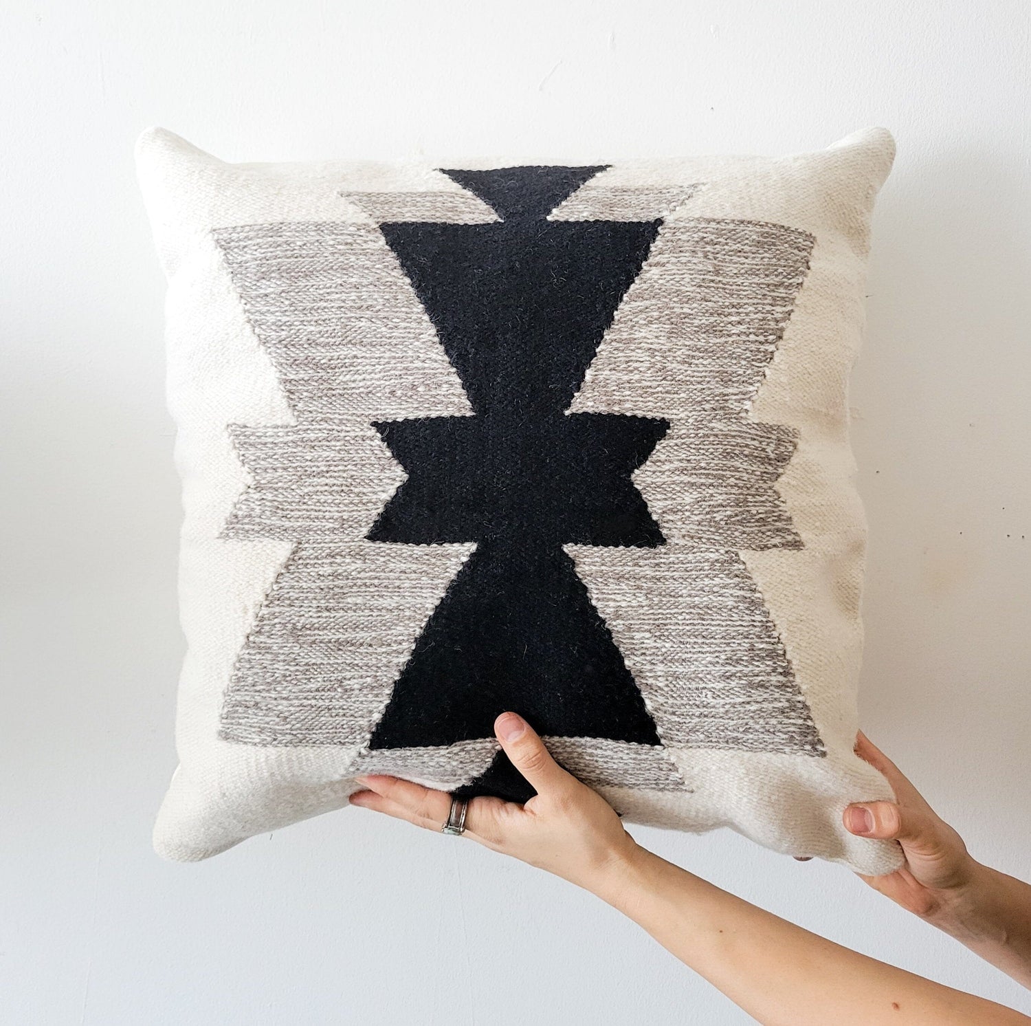 Royal Handwoven Wool Decorative Throw Pillow Cover