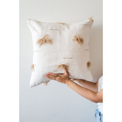 white decorative pillow mumo toronot