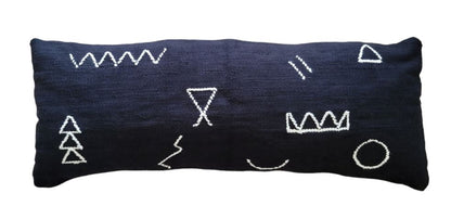 Tiye Handwoven Long Cotton Lumbar Pillow Cover