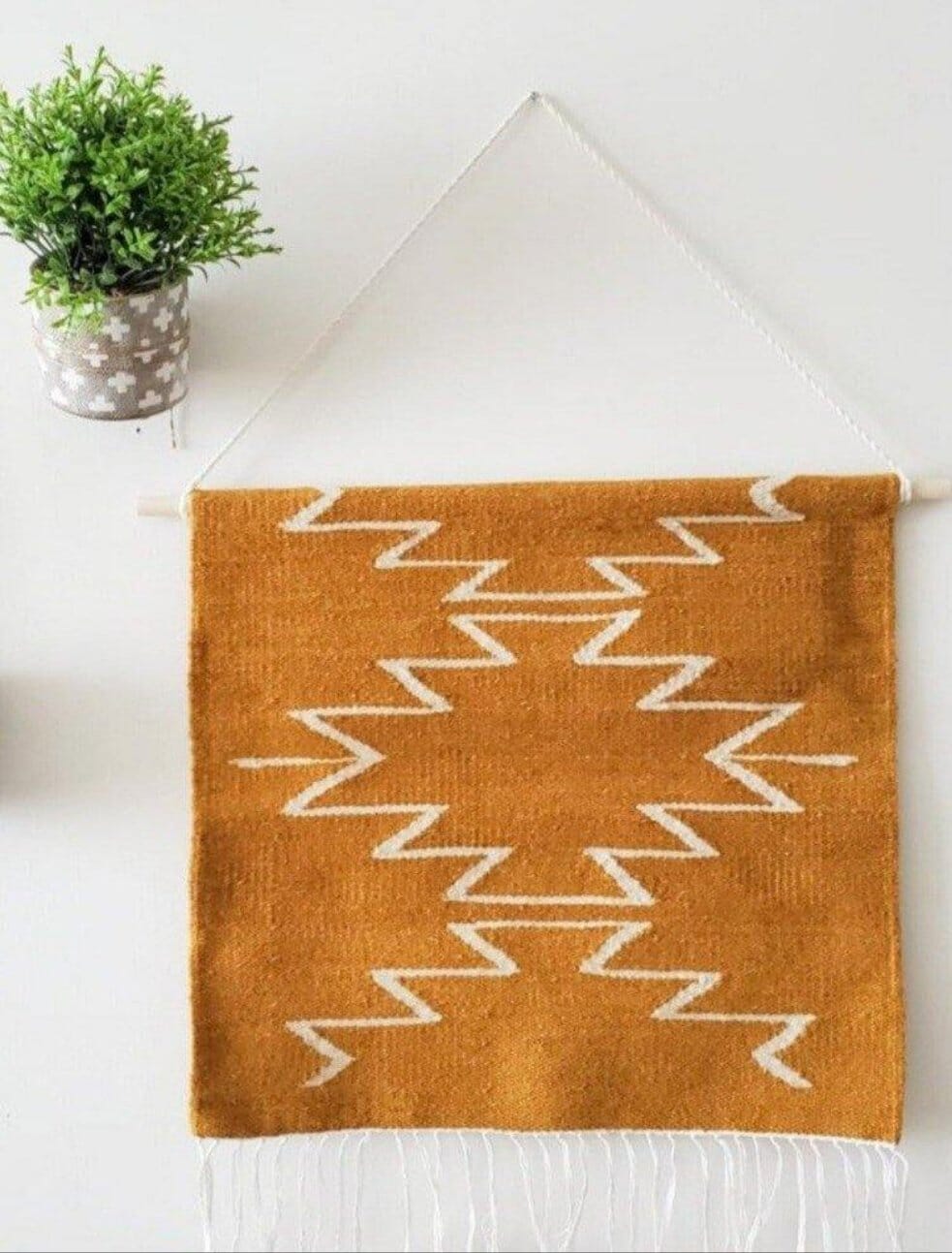 Handmade rug for wall 100% pure wool