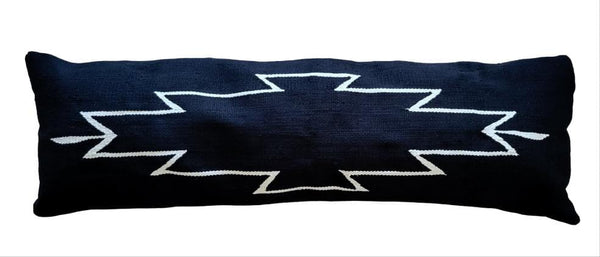 Passion Handwoven Extra Long Lumbar Pillow Cover by Mumo Toronto Inc