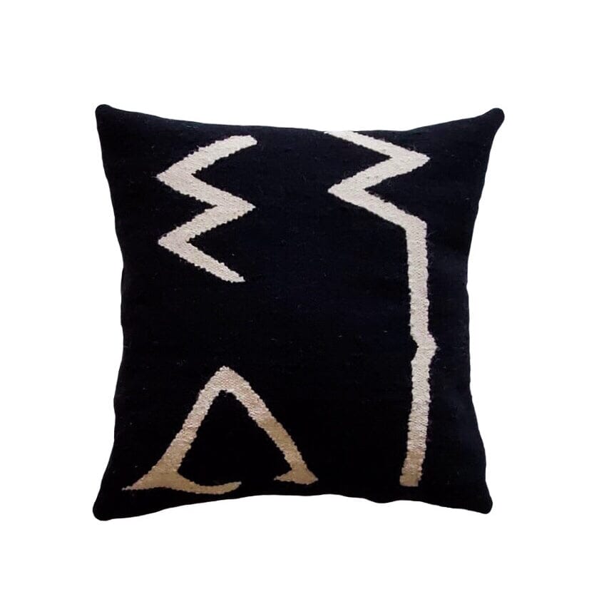 Zella Handwoven Wool Decorative Throw Pillow Cover